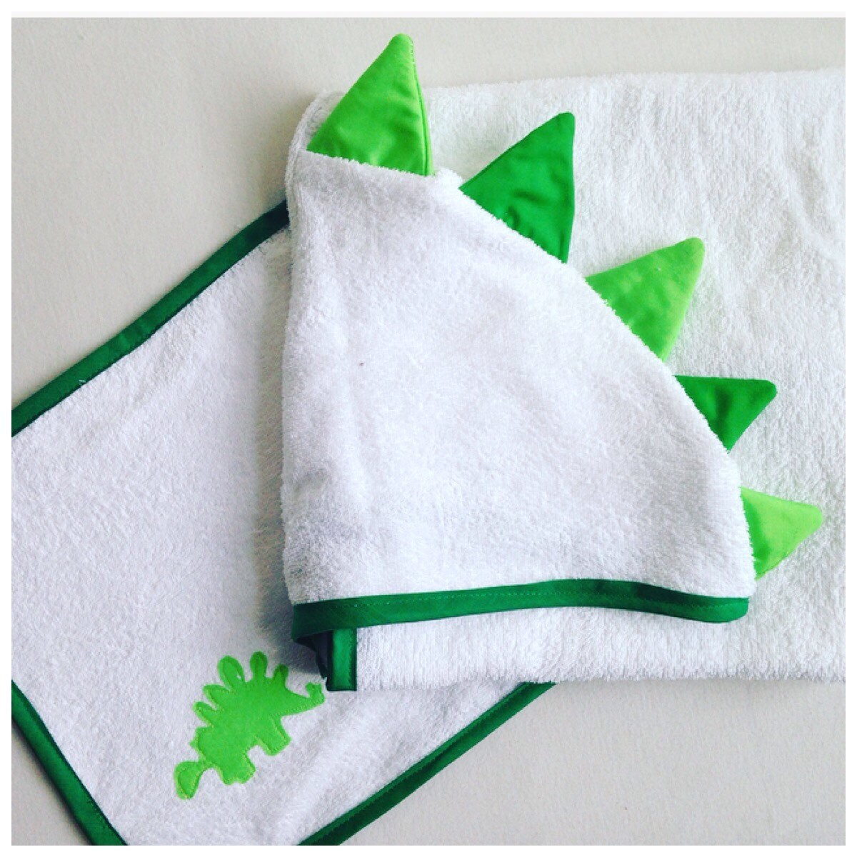 Dinosaur Hooded Towel Dinosaur Kids Towel Dinosaur Birthday Etsy