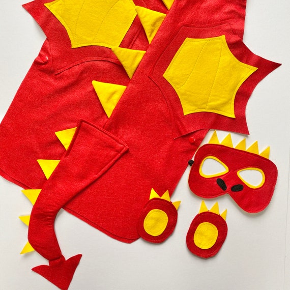 Costume de dragon pour enfants deguisement de dragon adulte costume de dragon gallois costume de dragon chinois toutes les couleurs disponible dans les tailles enfant adulte S XL Etsy France