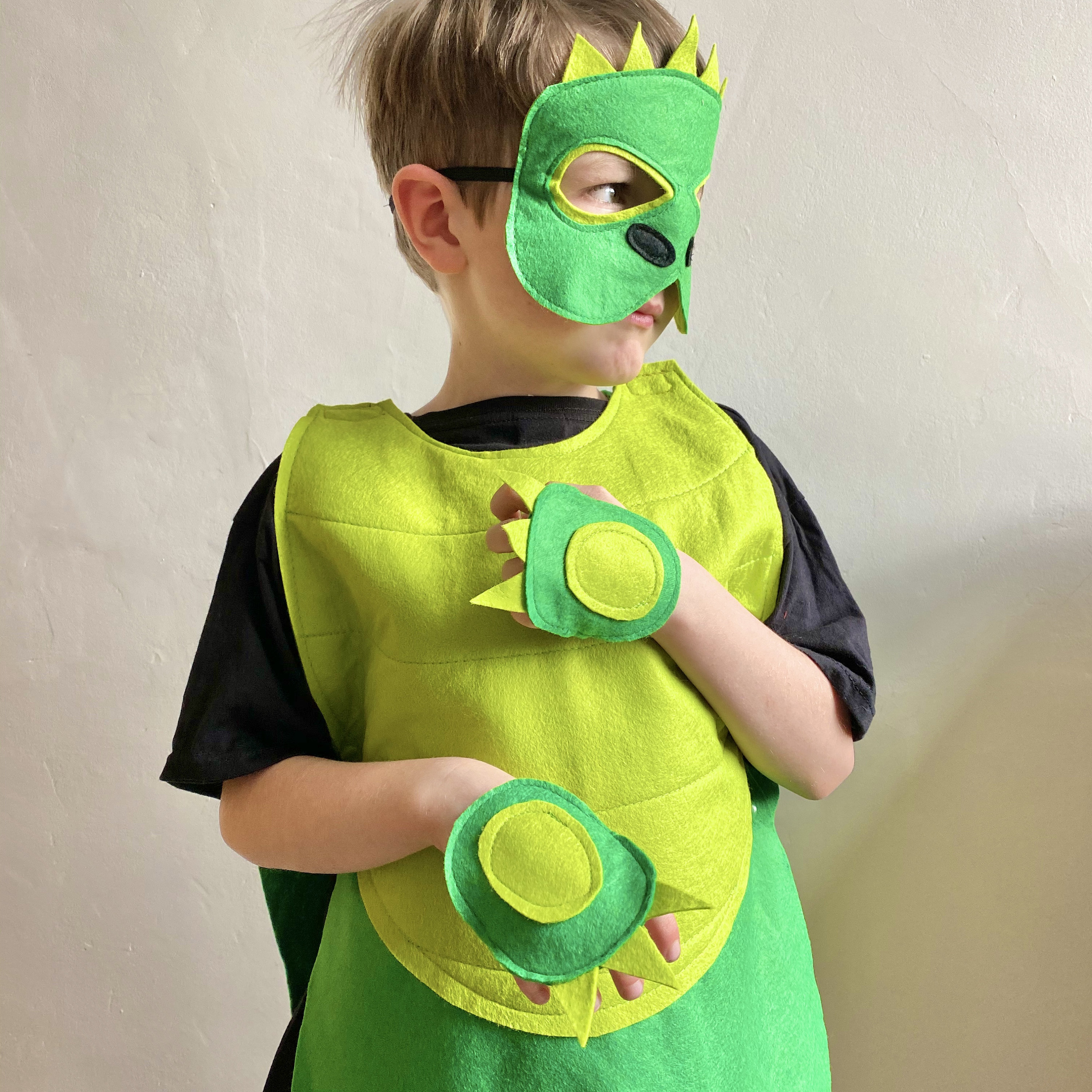 Costume Dinosaure Enfant Bleu Ciel