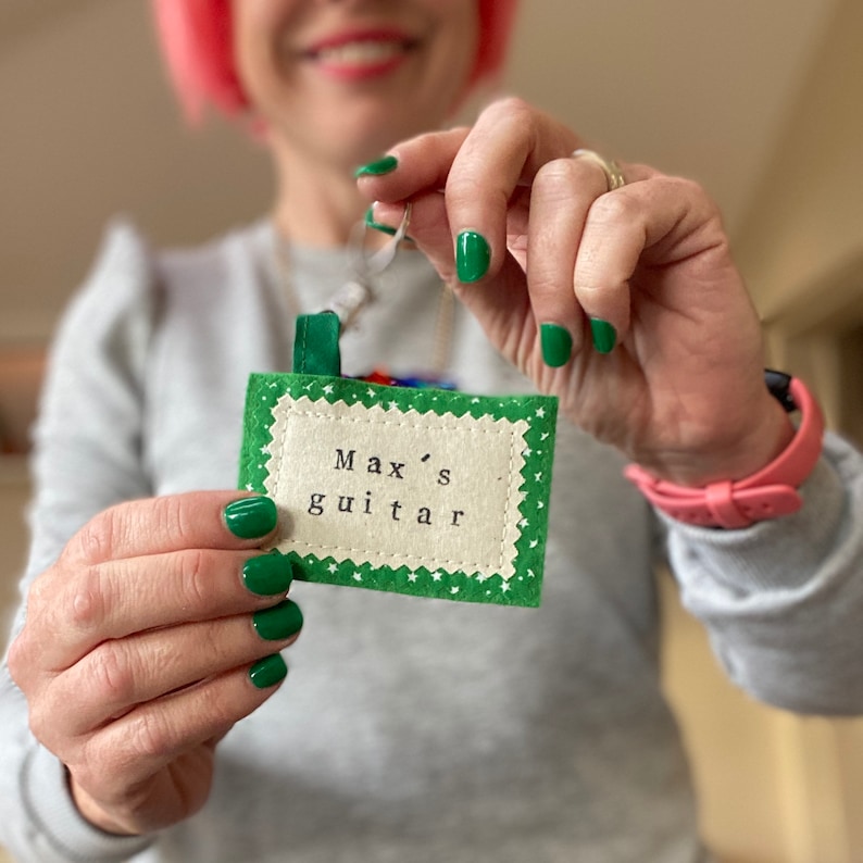 Instrument Case Tag Instrument Case Name Label Musical Etsy UK