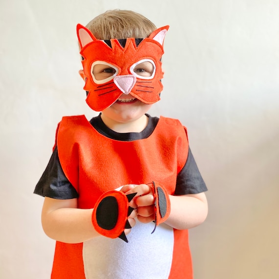 Costume Tigre per bambini, Vestito Tigre per adulti, Vestito tigre