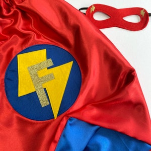 Adult Superhero Cape, Fully Lined Satin Flash Costume, Adult Letter Superhero Flash Cape, Adult Superhero Flash Outfit. CHOOSE LETTER/COLOUR