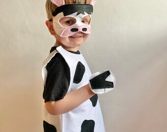 Disfraz de vaca para niños, Traje de vaca adulta, Vaca de rima