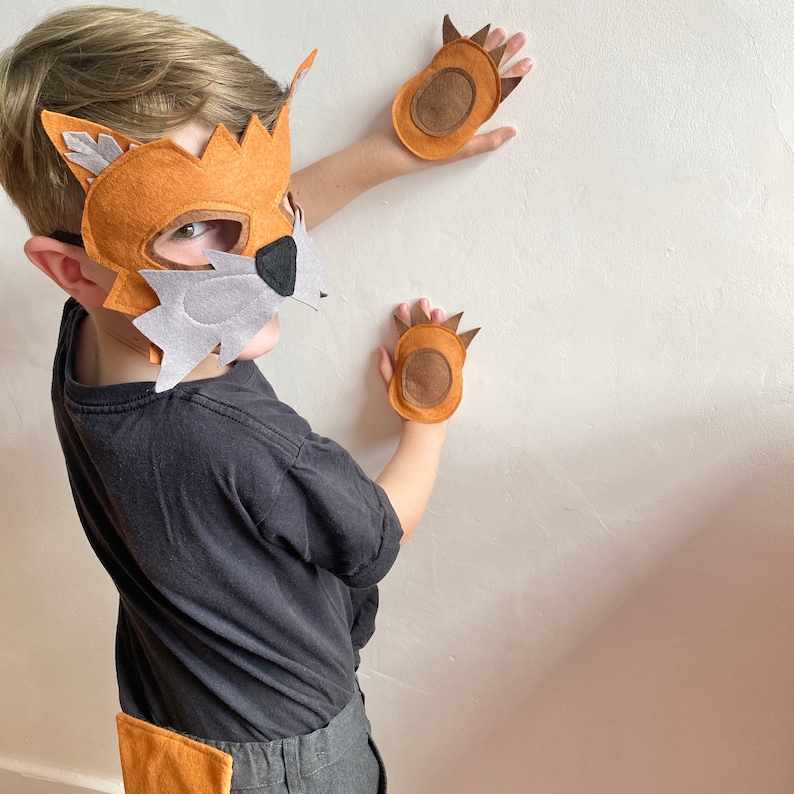 Kids Coyote Costume Adult Wild Dog Costume Coyote Dress Up Etsy UK