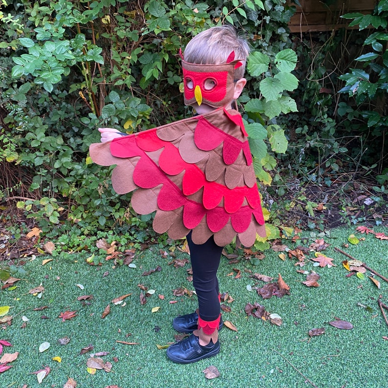 Adult Red Robin Costume Kids Robin Bird Costume Kids Robin Etsy