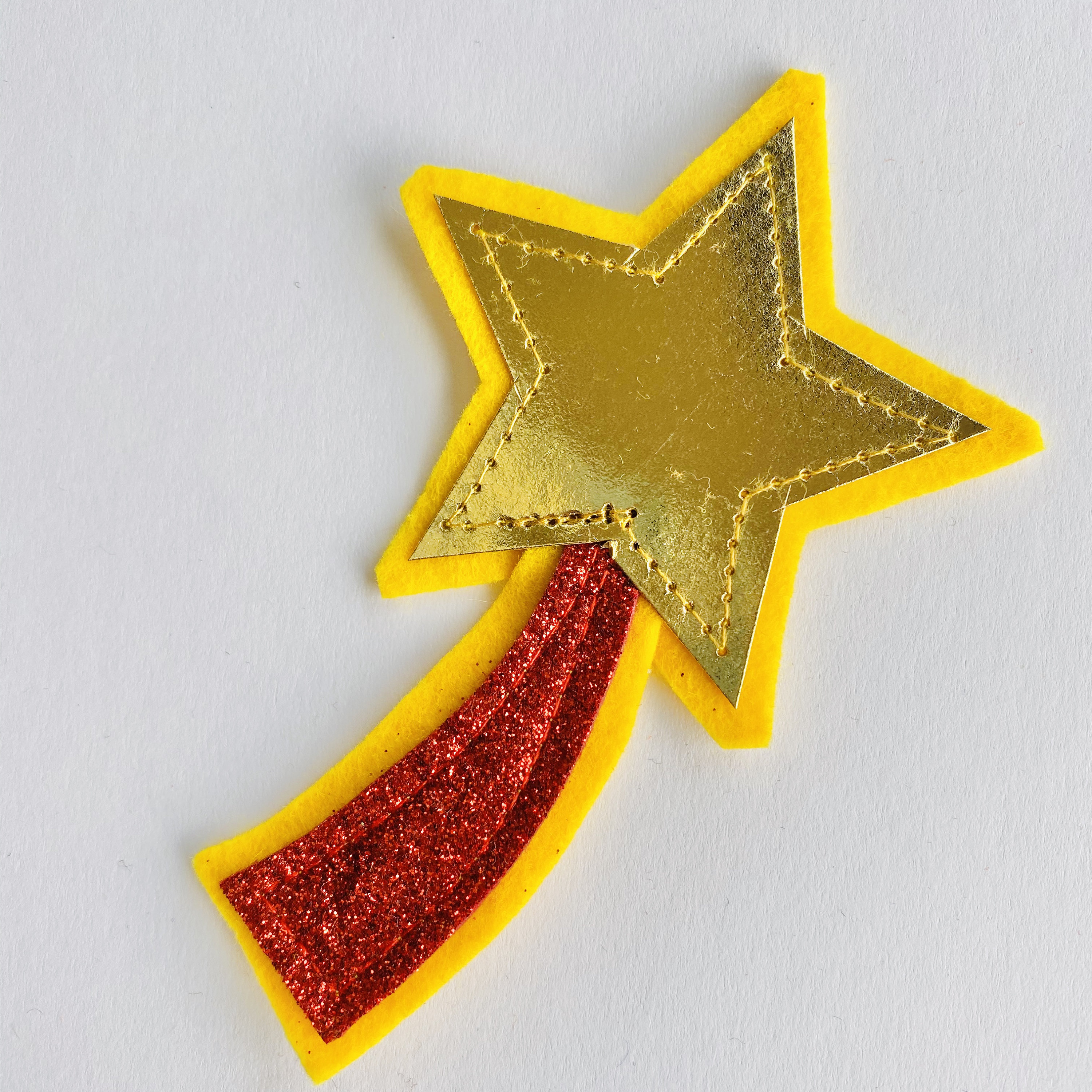Gold Star Badge World Book Day Dragon Badge Shooting Star | Etsy UK