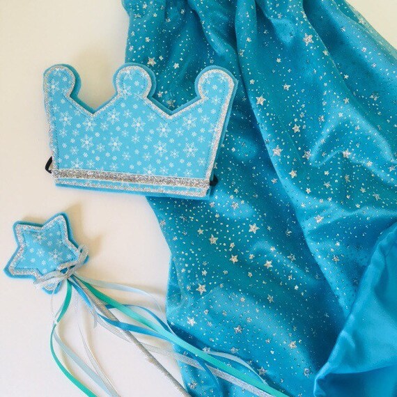 Snow Queen Dress Up Ice Princess Costume Snow Queen Costume Etsy