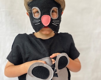 Felt Mole Costume: World Book Day Outfit, Child-Adult Sizes