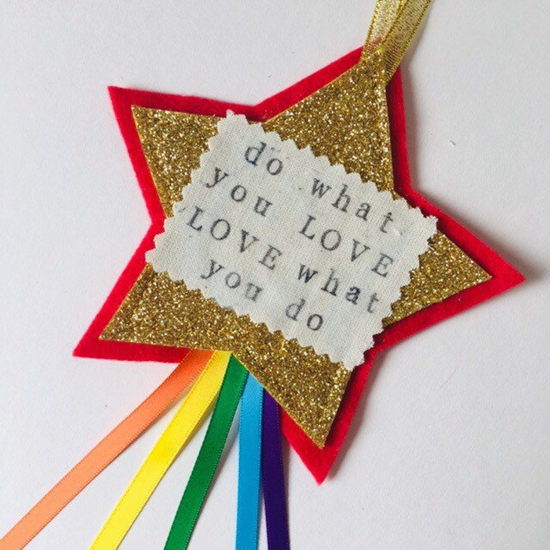 Motivational Star Hanging, Shine Bright, Reach for the Stars, Dream Big, Sparkle Star, I am Enough, Self Awareness Star ANY WORDING / COLOUR image 5