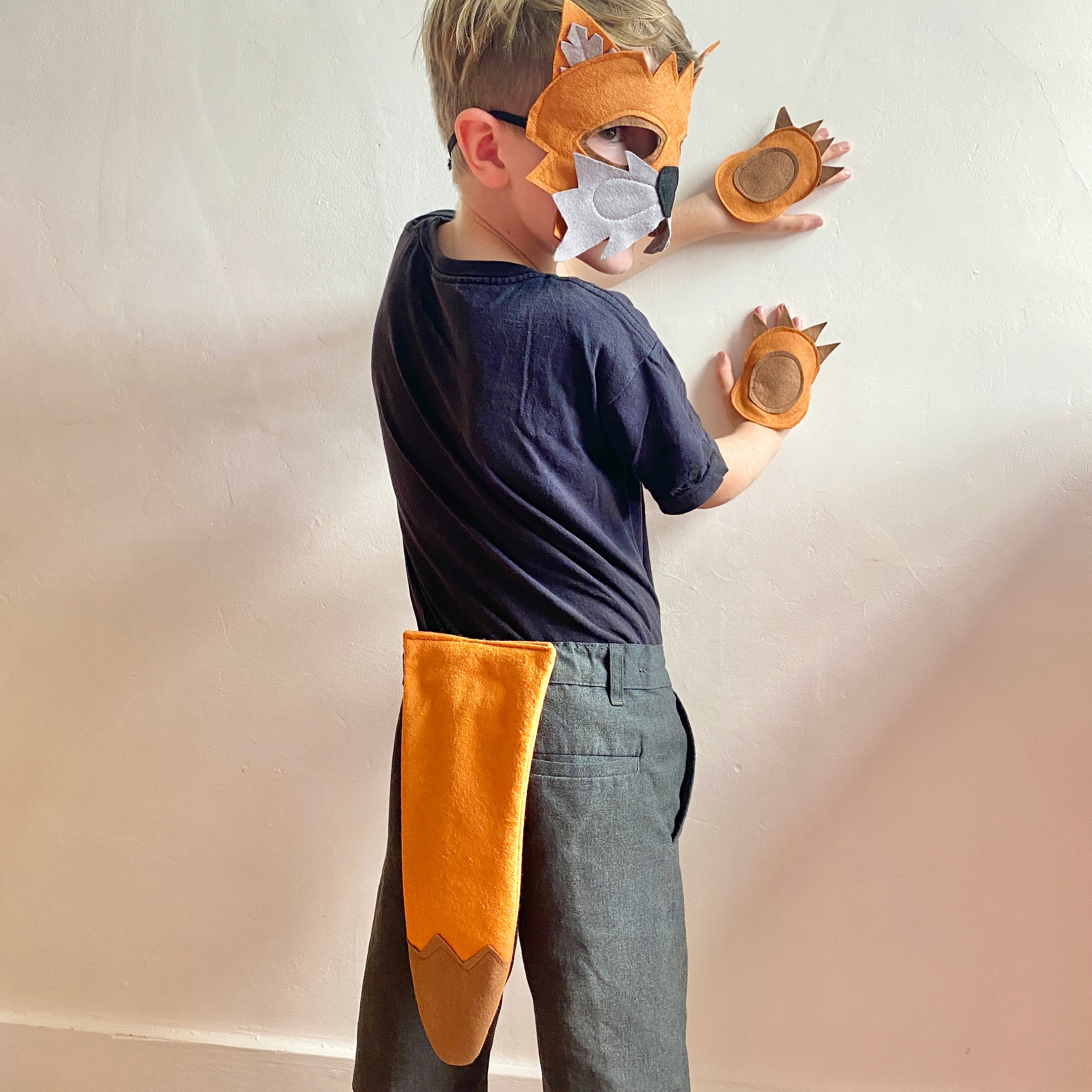 Kids Coyote Costume Adult Wild Dog Costume Coyote Dress Up Etsy UK