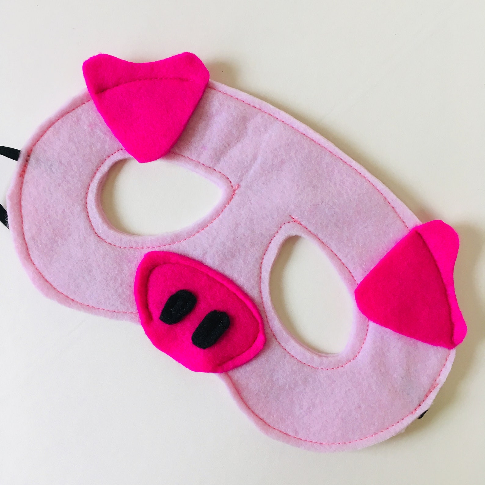 Pig Costume Kids Pig Mask Farmyard Mask Three Little Pigs Etsy