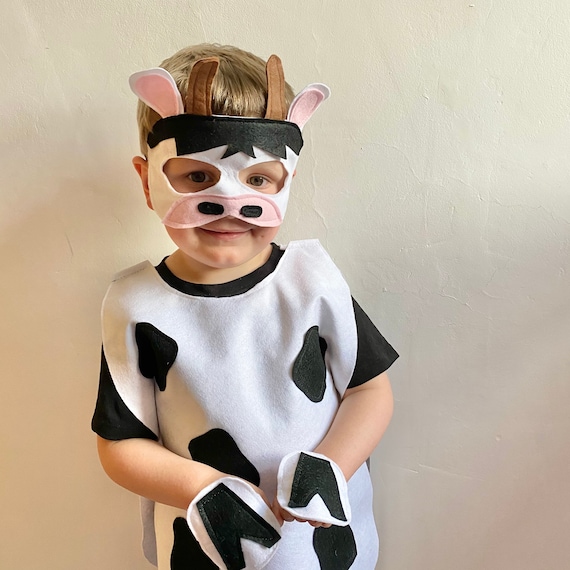 Disfraz de vaca para niños, Traje de vaca adulta, Vaca de rima