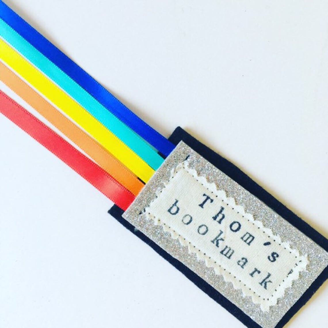 Personalised Bookmark Felt Custom Bookmark With Tassel Book Etsy