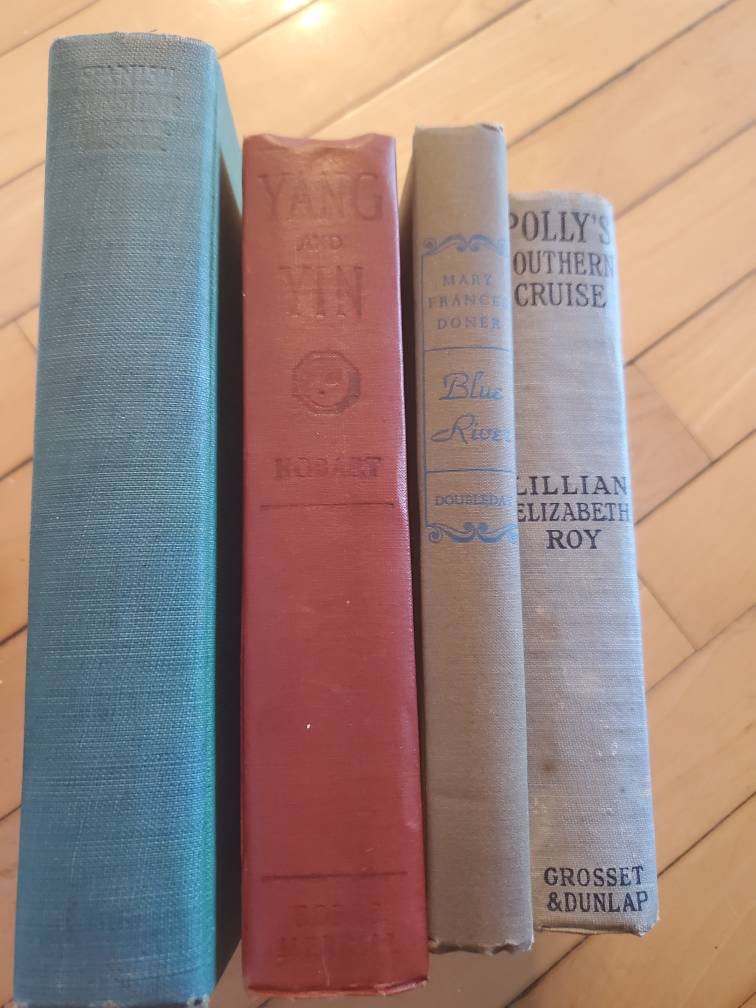 Lot of 10 Vintage Old Rare Antique Hardcover Books - Mixed Color - Random