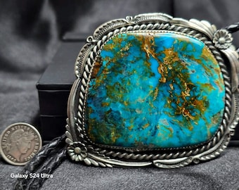 Amazing Massive Turquoise Bolo