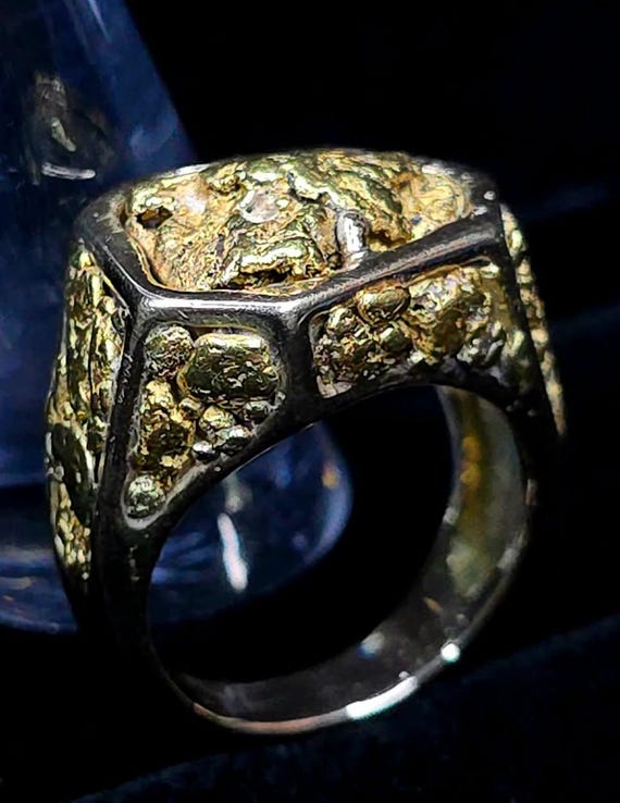 Monster Gold Nugget Statement Ring! - image 8