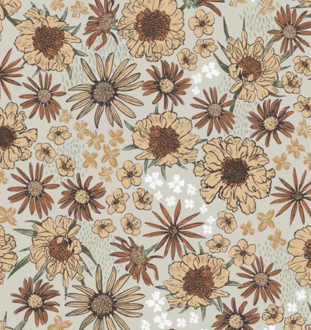 Heirloom Wildflower Stripe Set (bamboo fabric) main image 0