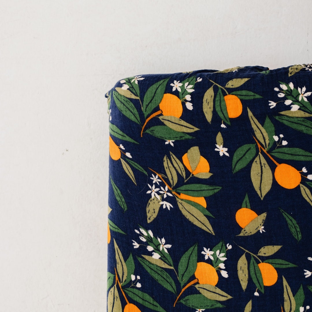 Orange Crib Sheet Etsy