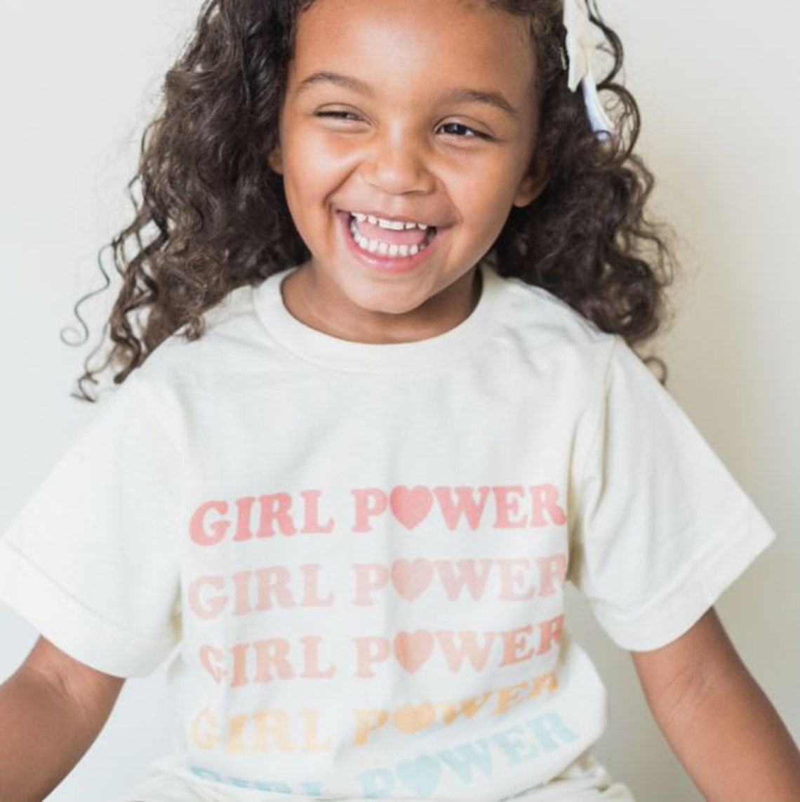 Girl Power T Shirt for Toddler and Kids Etsy