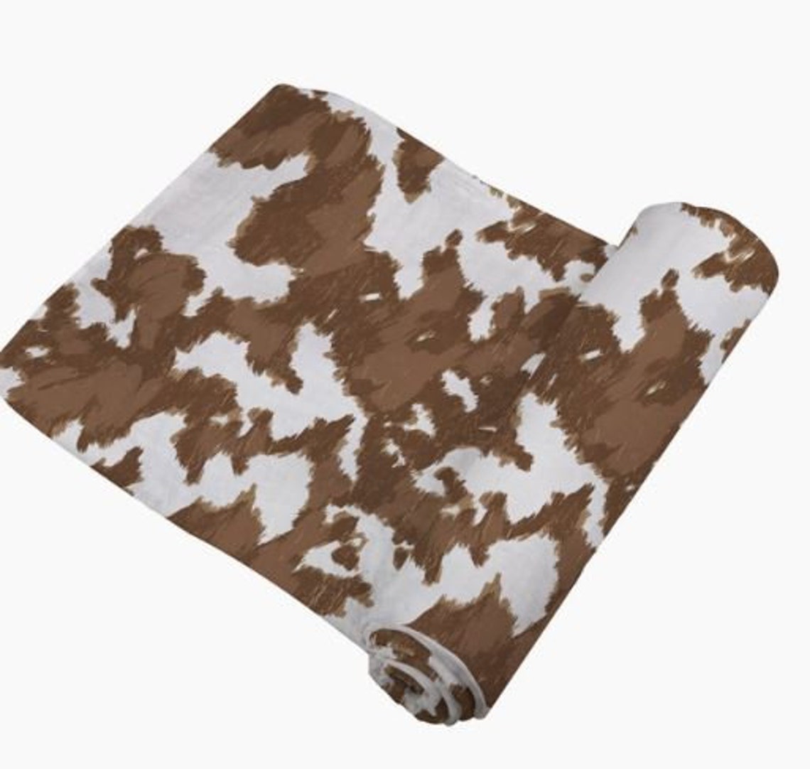 Western Style Muslin Swaddle Blanket for Baby Etsy