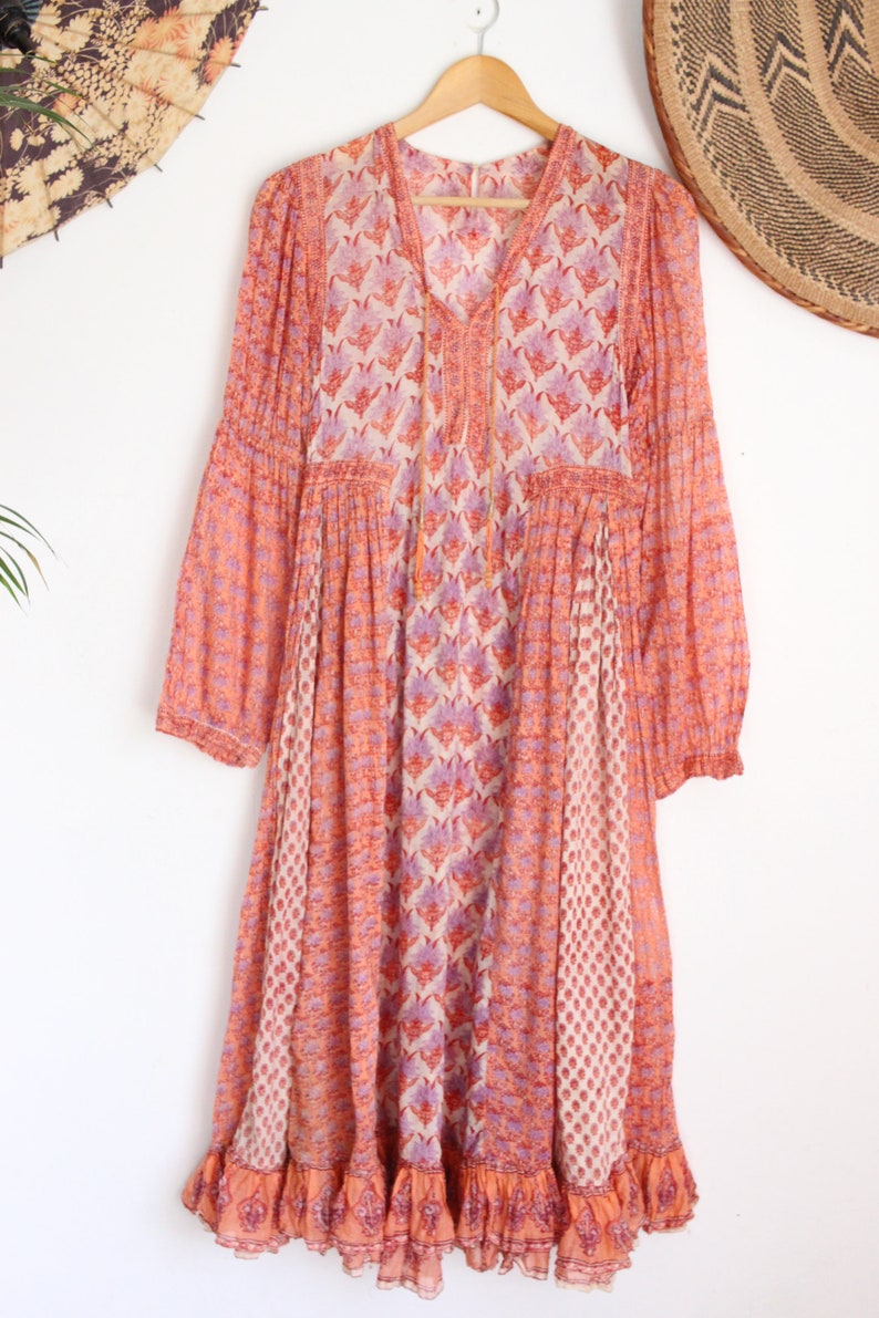 pastel coral dress