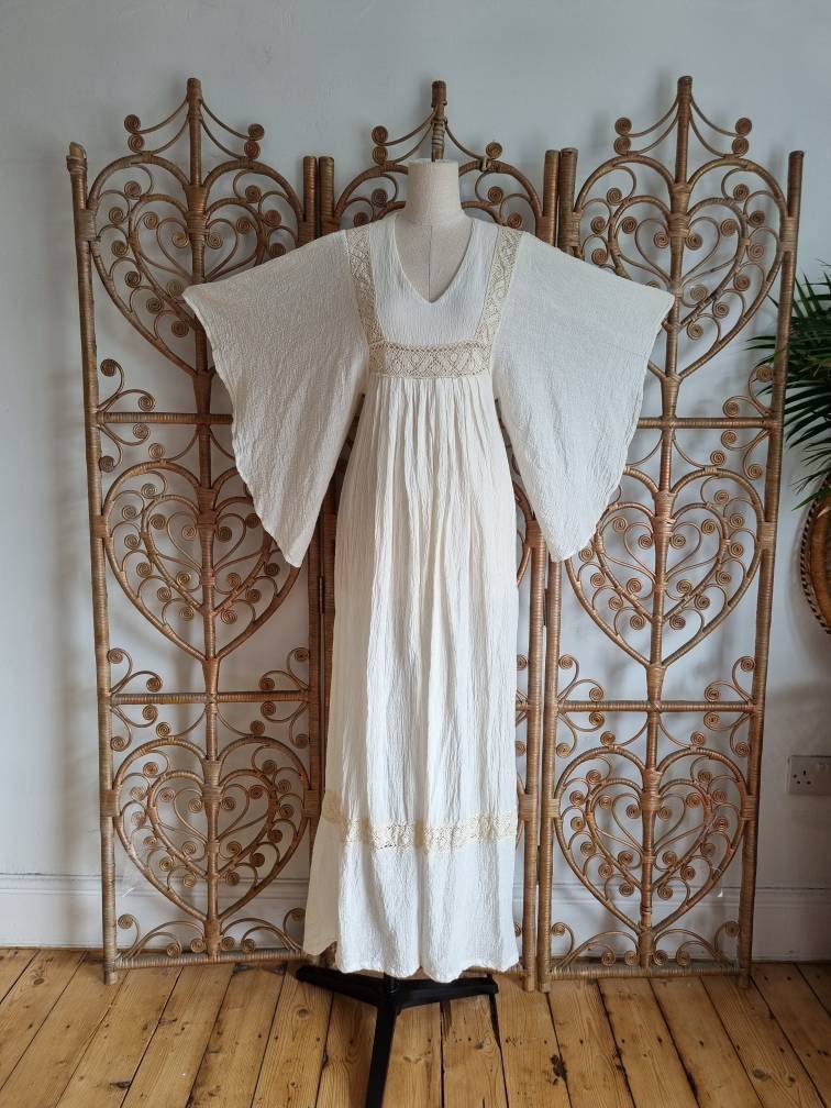 vintage cheesecloth dress