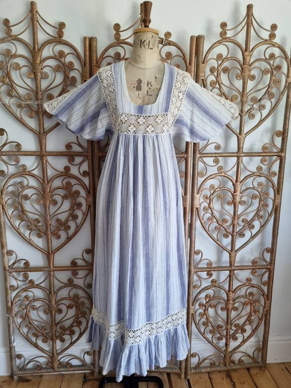vintage cheesecloth dress