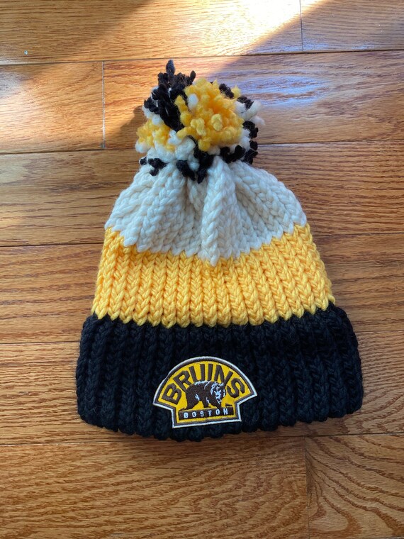 bruins knit hat