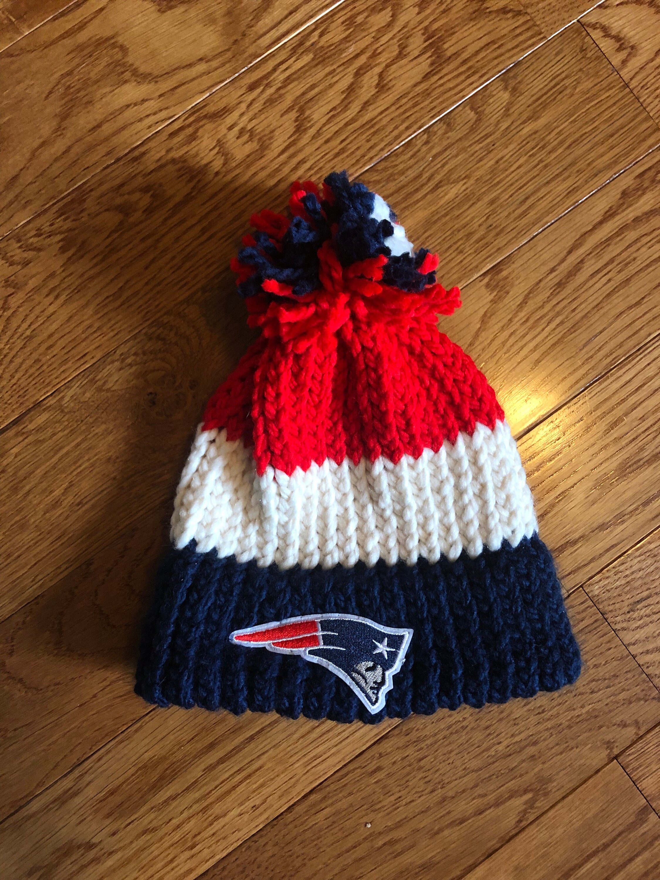 Patriots ponytail beanie sale