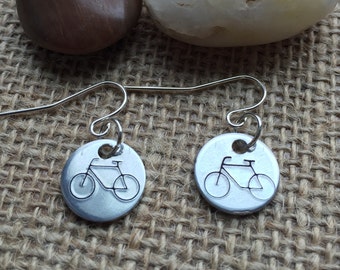 Bicycle Earrings, Bike Jewelry, Michigan Jewelry, Mackinac Island (LL84)