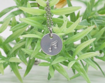 Music Note Necklace