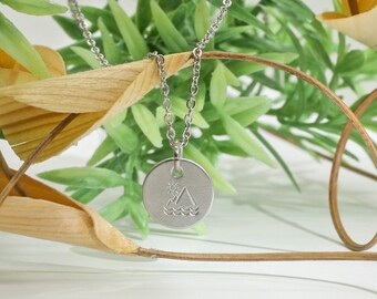 Mountain Scene Necklace
