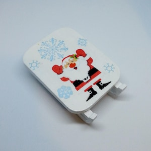 Doll wooden sleigh Christmas doll sleigh Doll furniture Santa sleigh Dollhouse furniture Dollhouse miniature Miniature sleigh
