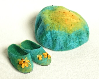 Feeple60 Outfit - Mütze an Schuhen - BJD 1/3 Kleidung SD Kleidung Feeple60 Kleidung SD Hut Feeple60 Mütze Feeple60 Schuhe Doll bestickte Schuhe