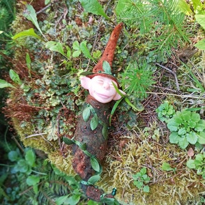 Pixie baby Woodland Fairy cocoon OOAK Art doll Pixie Small fairy doll Elf doll Polymer clay fairy doll Gnome doll Fantasy doll Magic doll