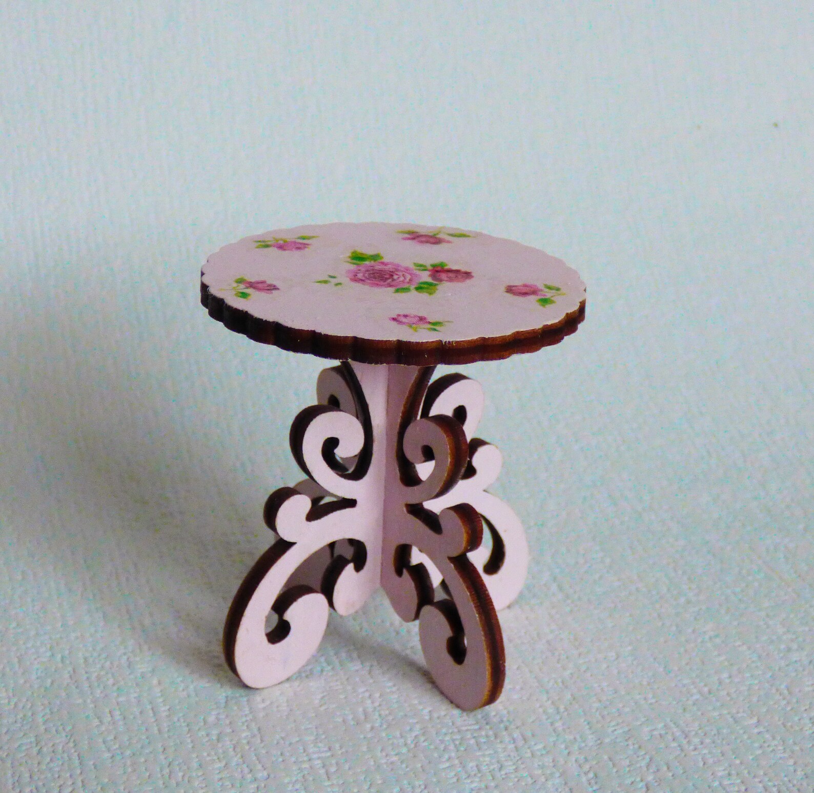 Doll Furniture Table Wooden Furniture for Dollhouse Miniature Etsy