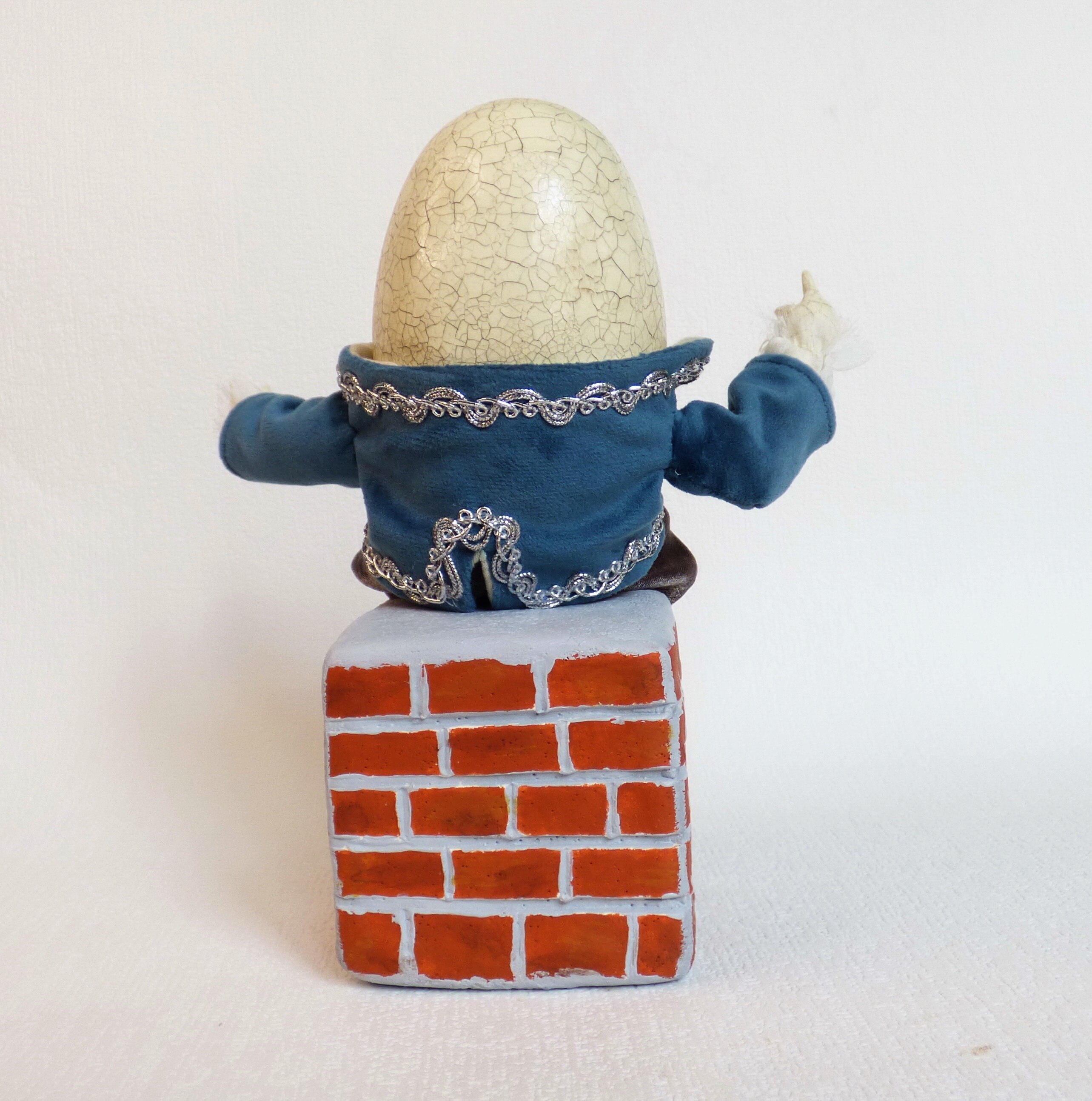 Humpty Dumpty OOAK Art Doll Polymer Clay Humpty Dumpty