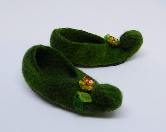 Minifee felted shoes "Spring Fairy" MSD shoes BJD 1/4 shoes Doll fairy shoes Minifee clothes MSD clothes Doll clothing