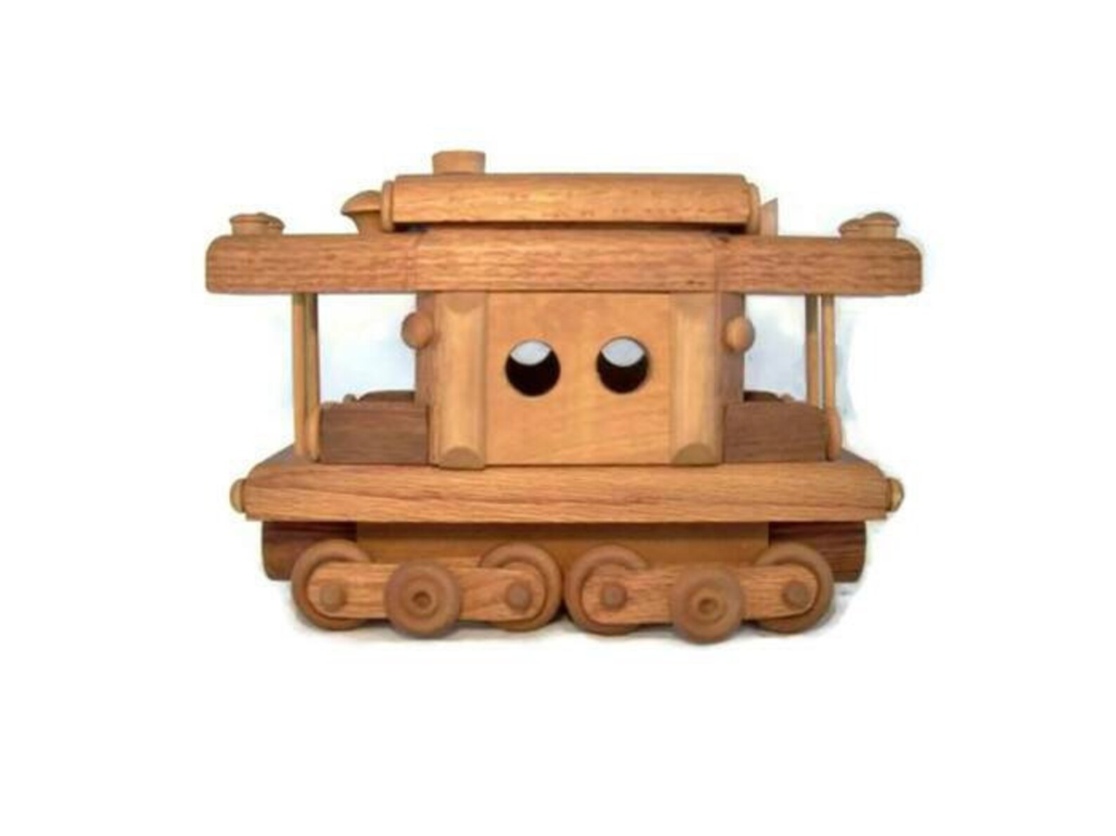 Hand Crafted Wooden Toy Train Caboose Desk Top Display Etsy