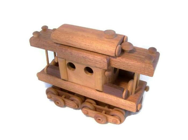 Hand Crafted Wooden Toy Train Caboose Desk Top Display Etsy