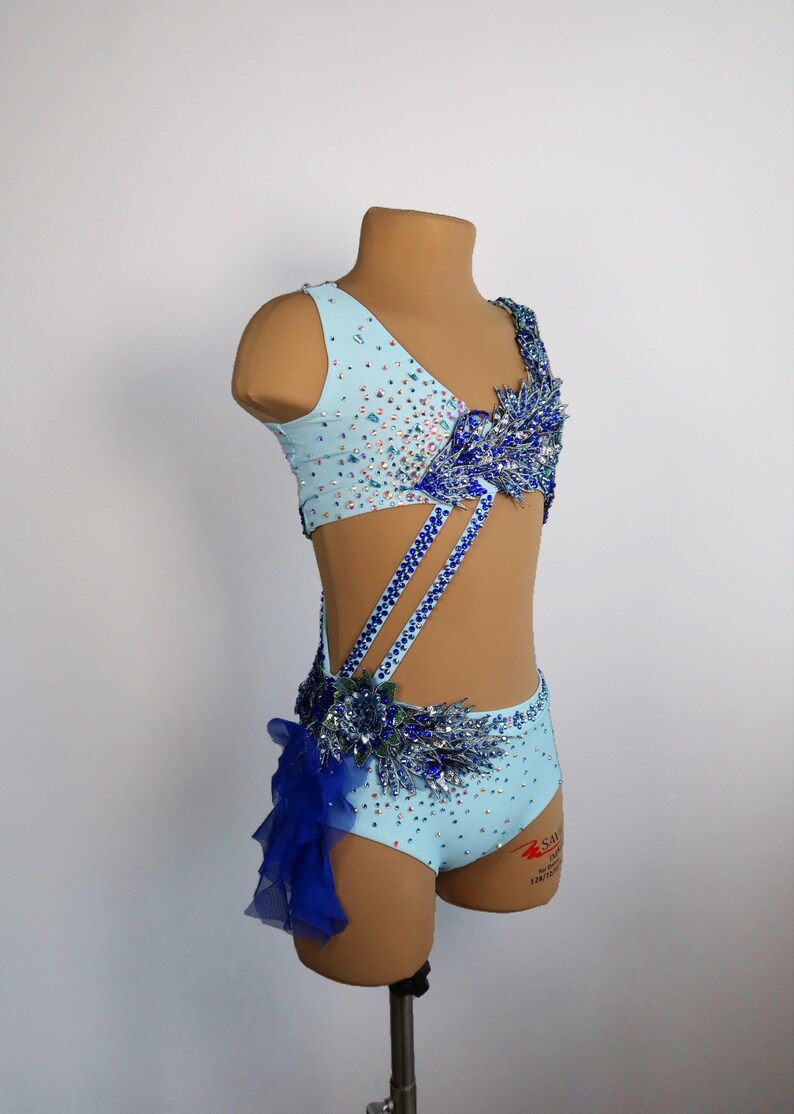 Groovy Dancer Costume, Blue with Jumpsuit