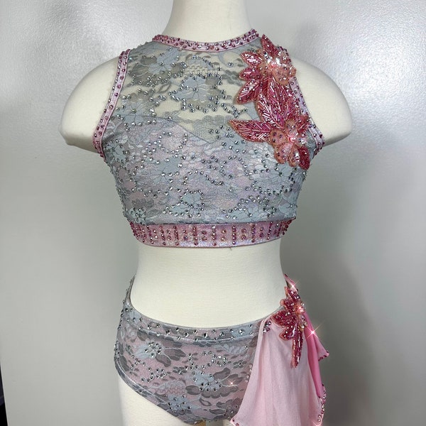 Child Medium/Large- Grey and Pink solo costume