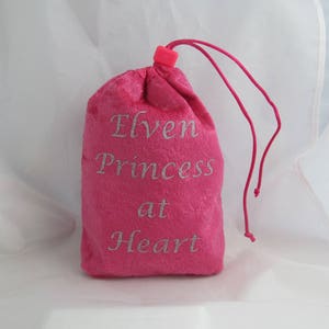 Pink Reversible Drawstring Lined Dice Bag Pouch Velvet Dungeons and Dragons D&D Role Playing Tabletop Game Gaming Gift Campaign