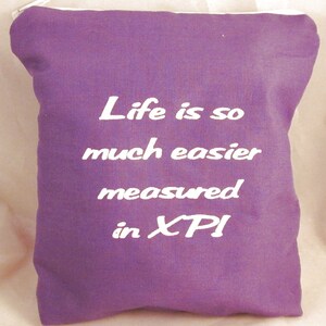 Dice Bag Pouch Dungeons and Dragons D&D RPG Role Playing Die Zippered Purple and White Screen Printed Lined
