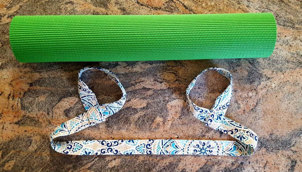 Yoga mat carrier strap bohemian style cotton Etsy