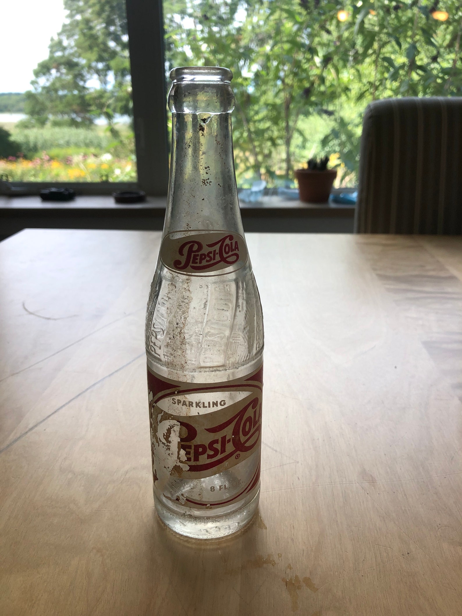 Clear Vintage Pepsi-cola 8 FL OZ Bottle - Etsy