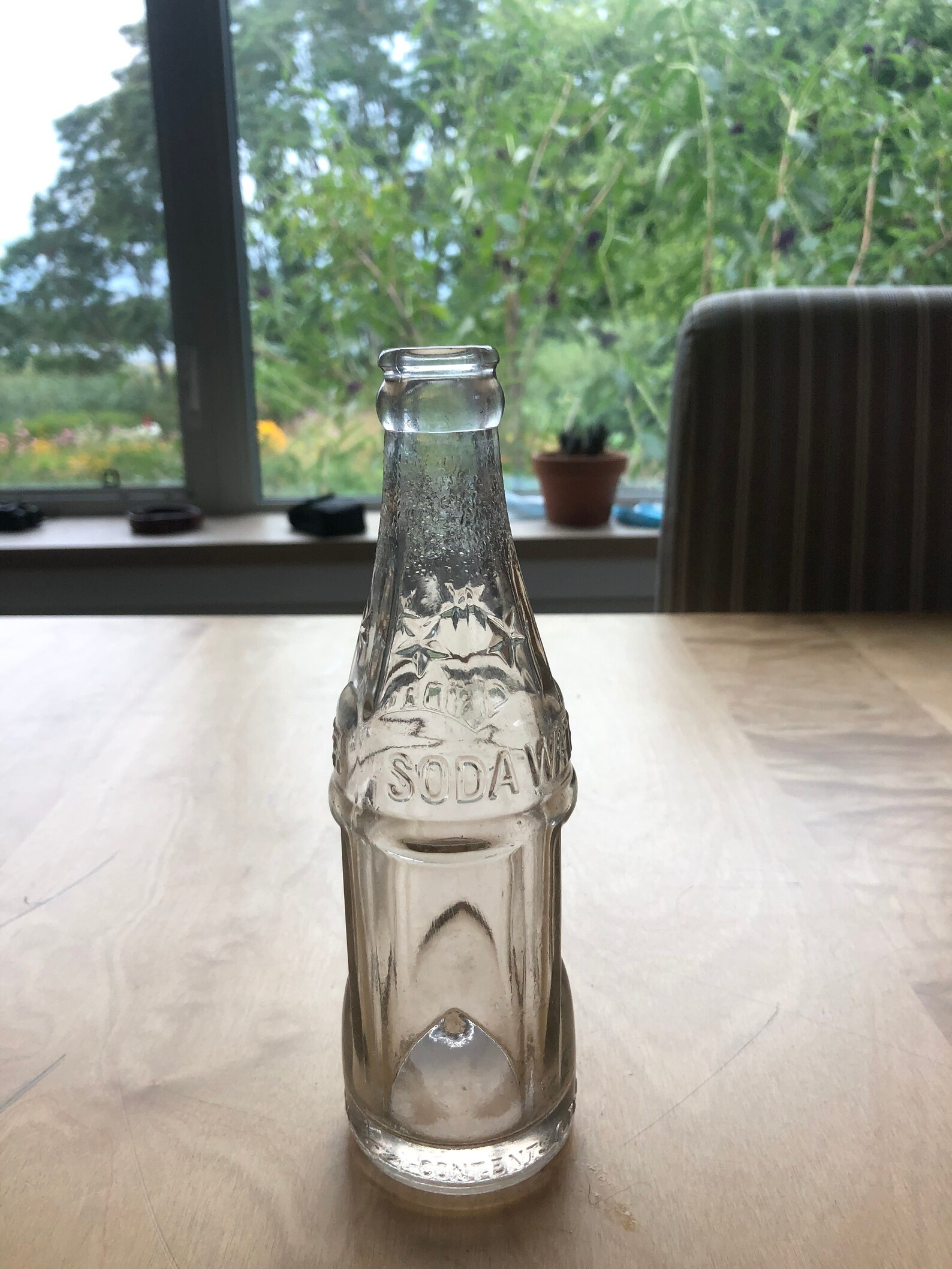 Clear Vintage Cocacola Soda Water 6 OZ Bottle Etsy