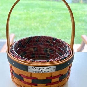 Longaberger 1997 Inaugural Basket - Etsy