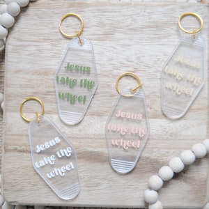 Jesus Takes the Wheel {Acrylic Keychain} Jesus Takes the Wheel {Acrylic Keychain}