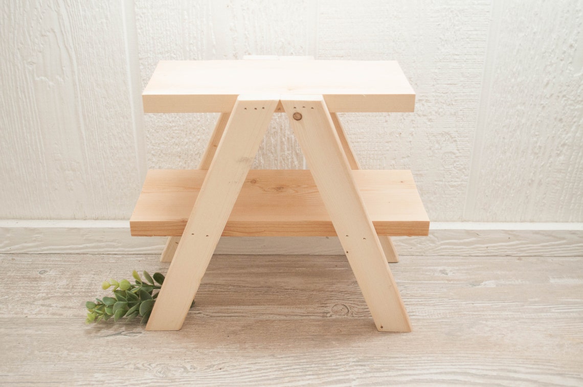 Tiered Tray Ladder Mini Ladder Riser Mini Ladder Shelf Etsy